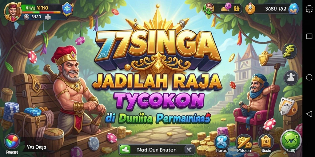 Tangkapan layar menampilkan tampilan gameplay Tycoon yang menarik.
