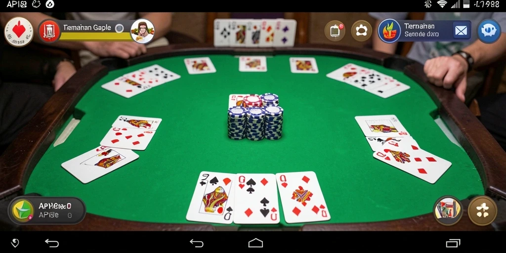 Tangkapan layar menunjukkan gameplay seru dari API88 Gaple.