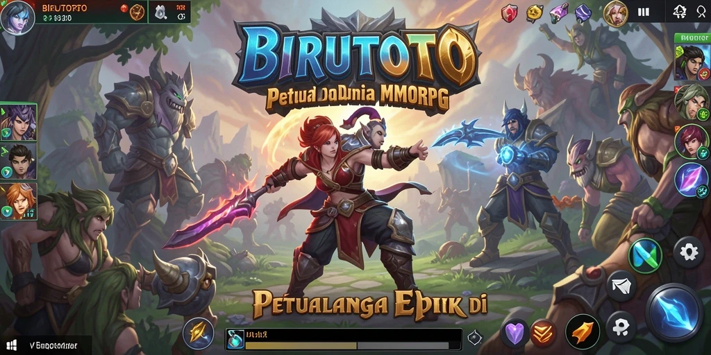 Tampilan seru gameplay BIRUTOTO dalam aksi multiplayer.