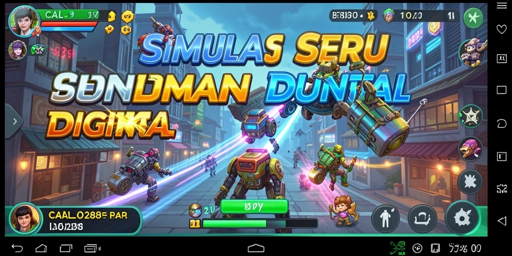 Tampilan gameplay menarik dalam dunia virtual CALO288.