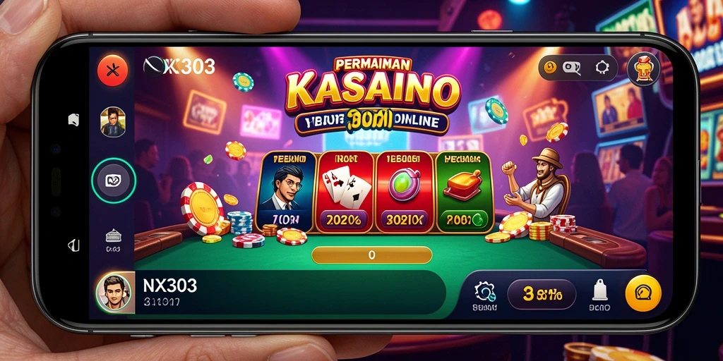 Tampilan permainan Kasino yang menarik dan menegangkan di NX303.
