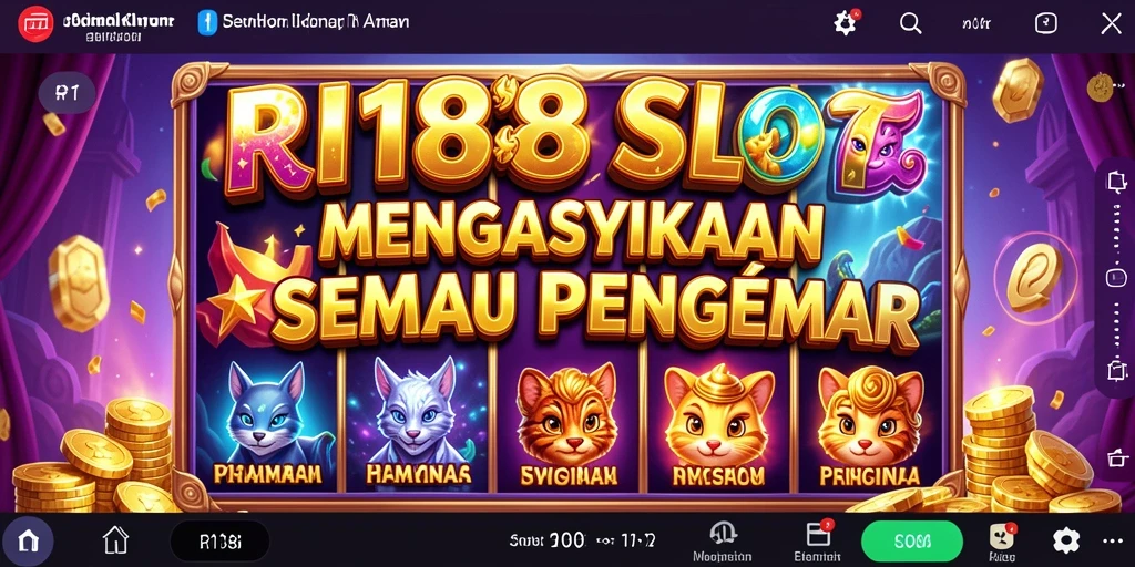 Gameplay seru di RI188 dengan berbagai tema slot.